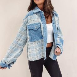 Tweed Denim Jacket