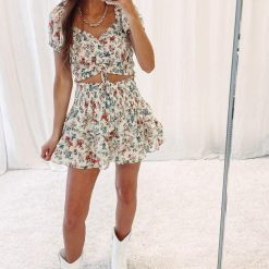 Leigh Smocked Skirt