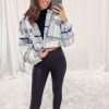 Purple Cropped Flannel
